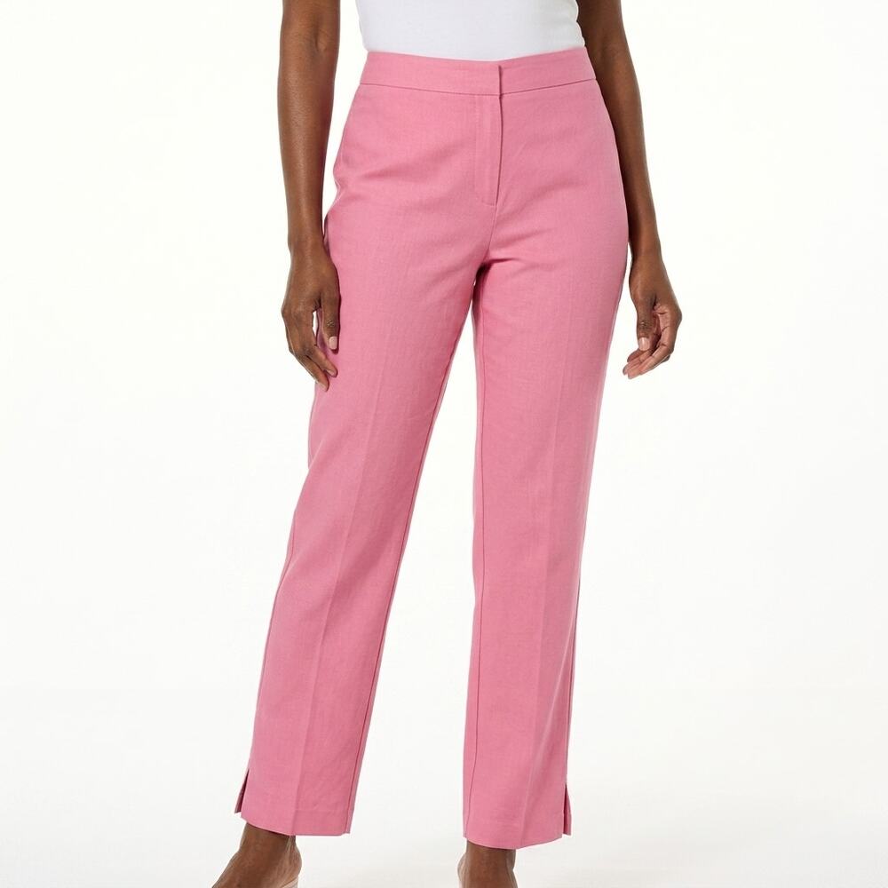 Elliott Lauren Inc Pink Capri Pants Women Size 4
